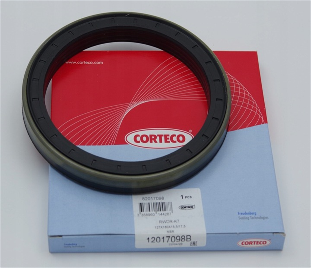 127*160*15,5/17,5 RWDRKASET NBR