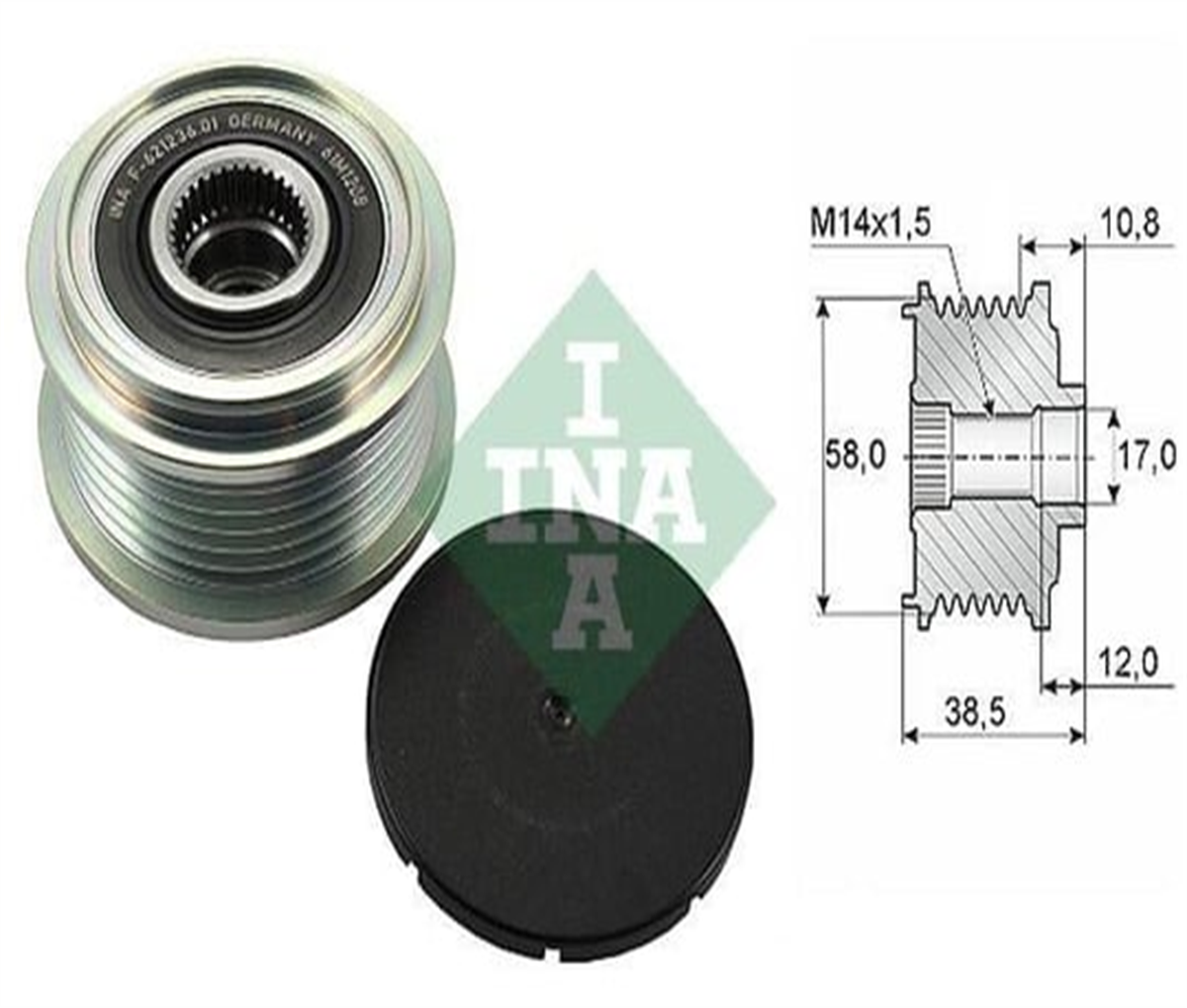 TOYOTA AURIS COROLLA ŞARJ DİNAMO KASNAĞI